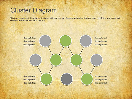 Clustering Diagram Presentation Template, Master Slide