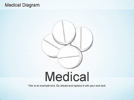 Medical Shapes Presentation Template, Master Slide