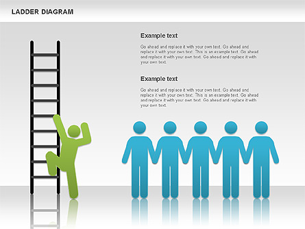 Ladder Diagram Presentation Template, Master Slide