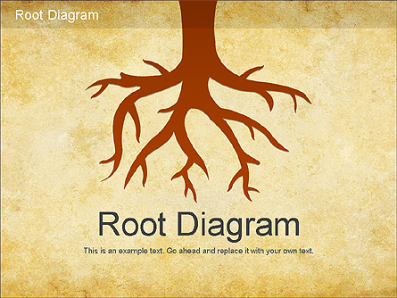 Root Diagram Presentation Template, Master Slide