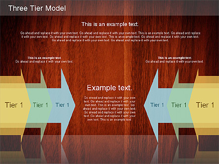 Three Tier Model Diagram for Presentations in PowerPoint and Keynote ...