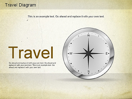 World Travel Diagram Presentation Template, Master Slide