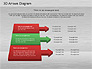 3D Process Arrows Collection slide 3