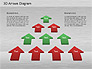 3D Process Arrows Collection slide 4