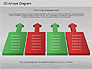 3D Process Arrows Collection slide 7