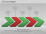 3D Process Arrows Collection slide 8