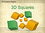 3D Squares Diagram slide 1
