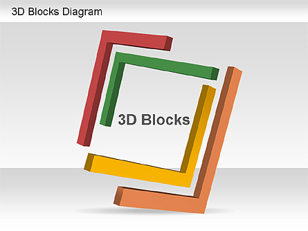 Free 3D Shapes Presentation Template, Master Slide