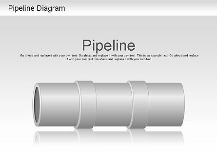 Pipeline Diagram Presentation Template, Master Slide