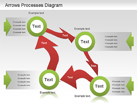 Arrow Process Diagram Presentation Template, Master Slide