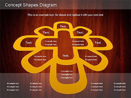 Concept Shapes Diagram Presentation Template, Master Slide
