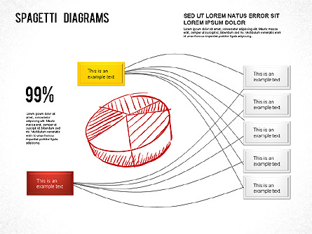 Spaghetti Chart Presentation Template, Master Slide