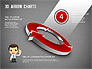 3D Donut Arrow Chart slide 12