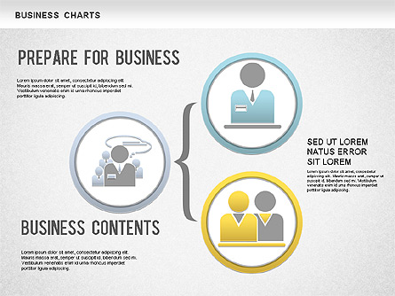 Org Business Chart Presentation Template, Master Slide