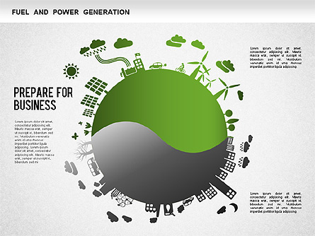 Resources Diagram Presentation Template, Master Slide