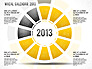 2013 PowerPoint Wheel Calendar slide 10