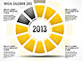 2013 PowerPoint Wheel Calendar slide 11