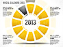 2013 PowerPoint Wheel Calendar slide 12