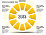 2013 PowerPoint Wheel Calendar slide 13