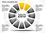 2013 PowerPoint Wheel Calendar slide 3
