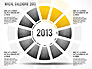 2013 PowerPoint Wheel Calendar slide 4