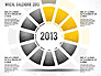 2013 PowerPoint Wheel Calendar slide 5