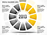 2013 PowerPoint Wheel Calendar slide 6