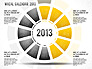 2013 PowerPoint Wheel Calendar slide 7