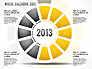2013 PowerPoint Wheel Calendar slide 8