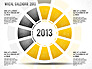 2013 PowerPoint Wheel Calendar slide 9