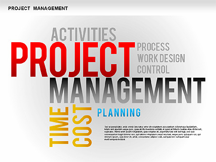 Project Management Diagram Set Presentation Template, Master Slide