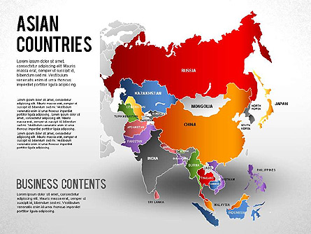 Asian Countries Presentation Presentation Template, Master Slide