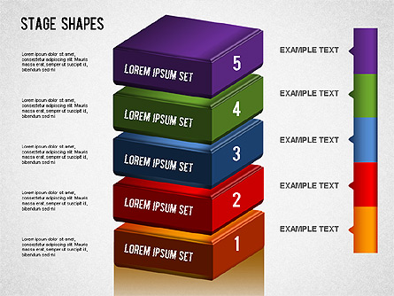 Stage Shapes Diagram for Presentations in PowerPoint and Keynote | PPT Star