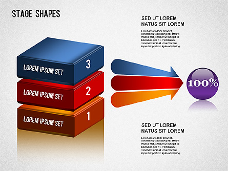 Stage Shapes Diagram for Presentations in PowerPoint and Keynote | PPT Star