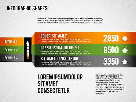 Infographics Shapes Presentation Template, Master Slide