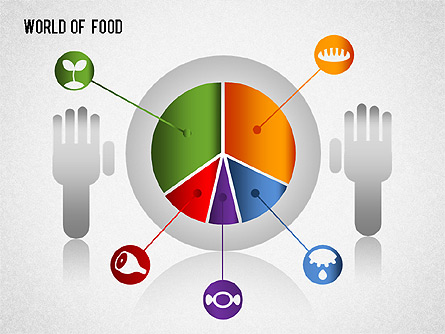 Food Diagram Presentation Template, Master Slide