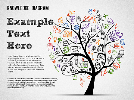 Knowledge Tree Diagram Presentation Template, Master Slide