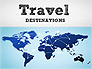 Travel Destinations Diagram slide 1