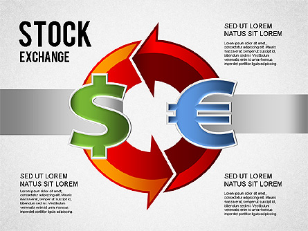 Stock Exchange Shapes Presentation Template, Master Slide