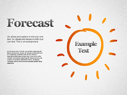 Forecast Shapes Presentation Template, Master Slide