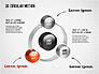 3D Circular Process Diagram slide 3