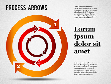 Process Arrows Collection Presentation Template, Master Slide