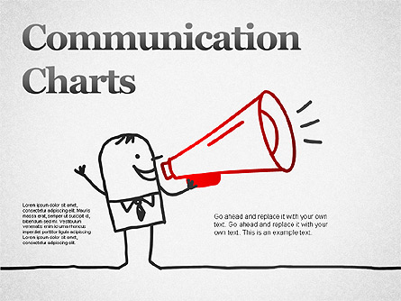 Communication Charts Presentation Template, Master Slide