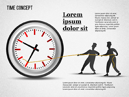 Time Concept Presentation Template, Master Slide