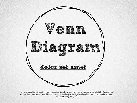 Hand Drawn Venn Diagram Presentation Template, Master Slide