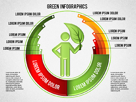 Eco Friendly Infographics Presentation Template, Master Slide