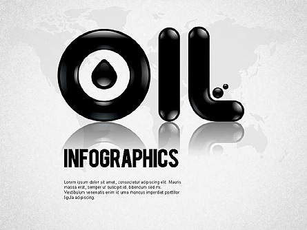 Oil Infographics Presentation Template, Master Slide