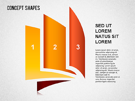 Concept Shapes Set Presentation Template, Master Slide