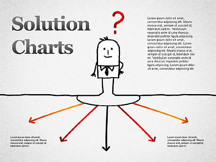 Finding Solution Chart Presentation Template, Master Slide