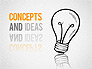 Concepts and Ideas Shapes slide 1